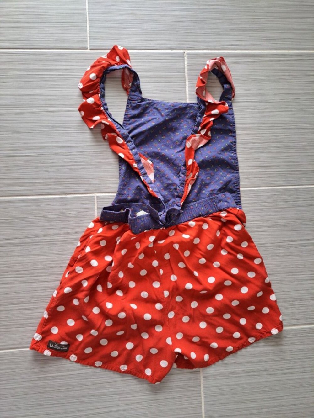 Matilda Jane Brilliant Daydream Most Magical Day Romper Ruffled Gingham Girls 14 - Picture 6 of 8